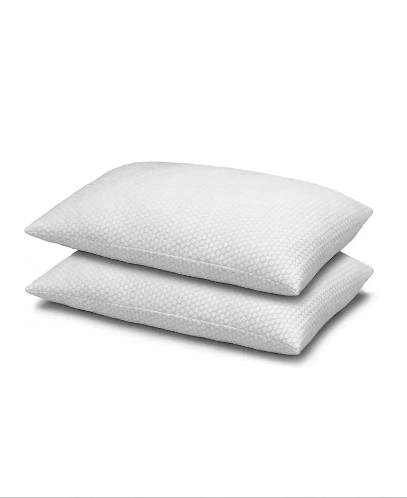 商品Ella Jayne|Cool N' Comfort Medium Density Gel Fiber CoolMax Technology 2-Pack Pillows, Standard,价格¥254,第1张图片