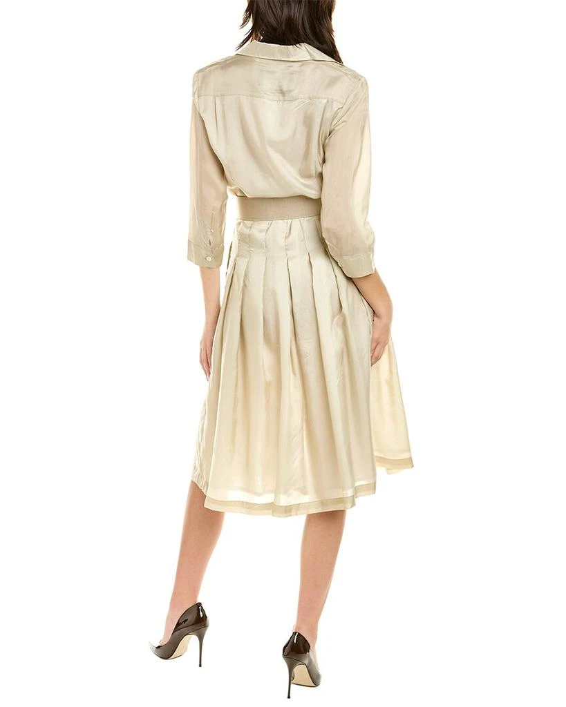商品SAMANTHA SUNG|Samantha Sung Audrey D 3 Silk Shirtdress,价格¥3139,第2张图片详细描述