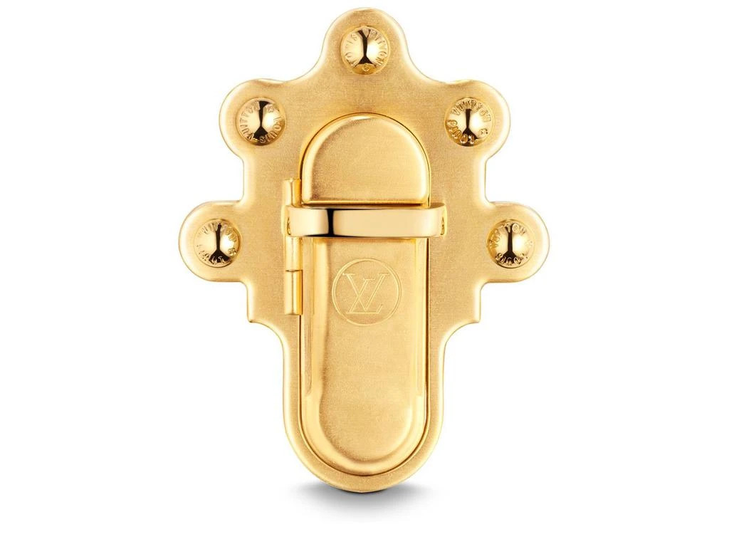 商品Louis Vuitton|Trunk Lock Pendant Necklace and Brooch,价格¥4319,第4张图片详细描述