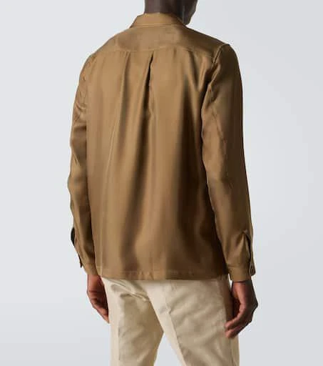 商品Tom Ford|Silk twill overshirt,价格¥12354,第4张图片详细描述