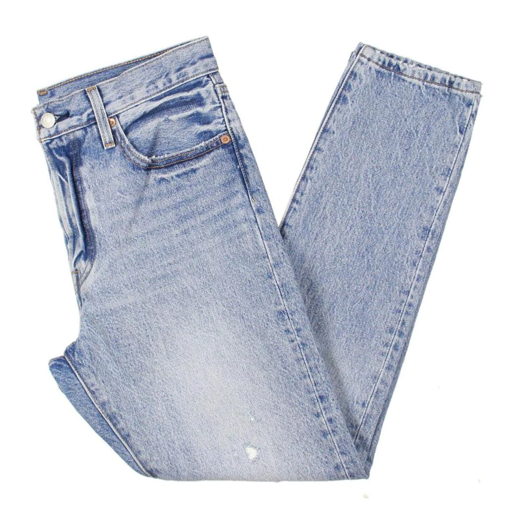 商品Levi's|Levi's Womens 501 Destructed Button Fly Skinny Jeans,价格¥206,第1张图片