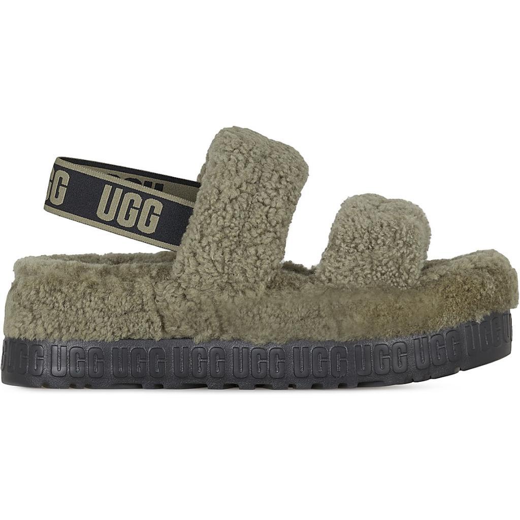 商品UGG|Oh Fluffita - Brunt Olive,价格¥700,第1张图片