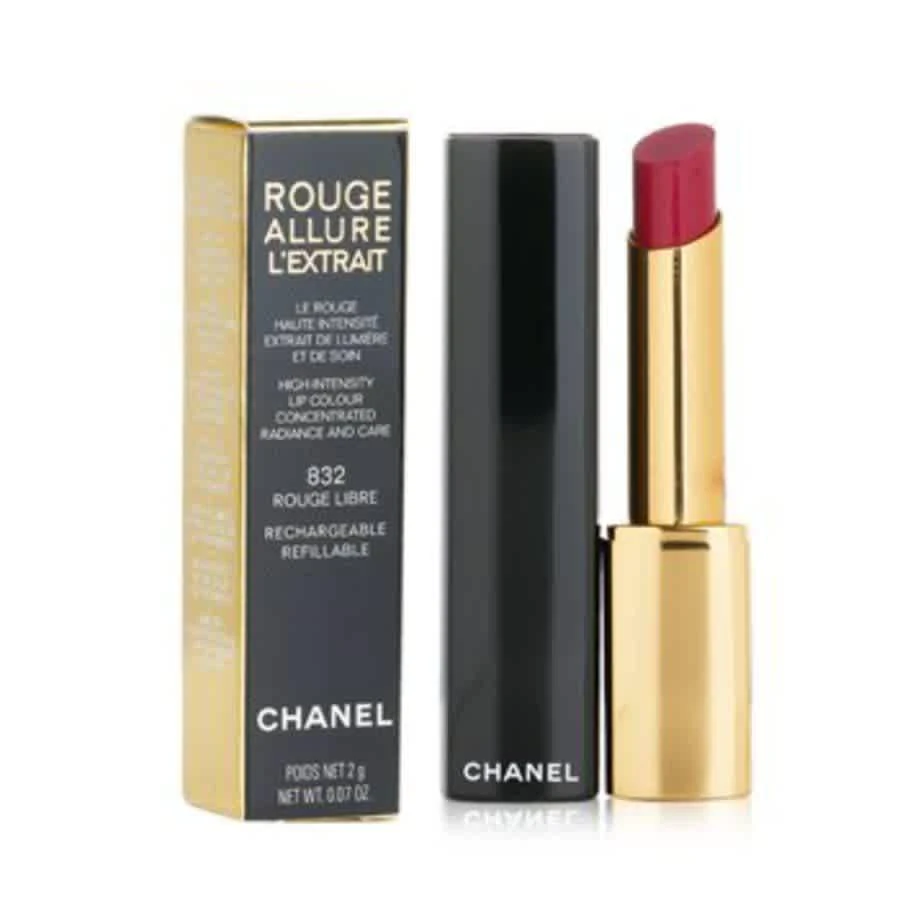 商品Chanel|Ladies Rouge Allure L’extrait Lipstick 0.07 oz # 832 Rouge Libre Makeup 3145891638325,价格¥458,第2张图片详细描述