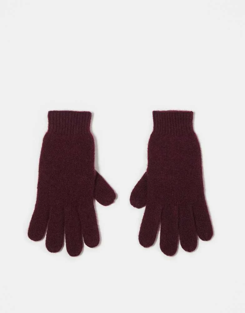 商品Mango|Mango capsule gloves in cherry red,价格¥307,第1张图片