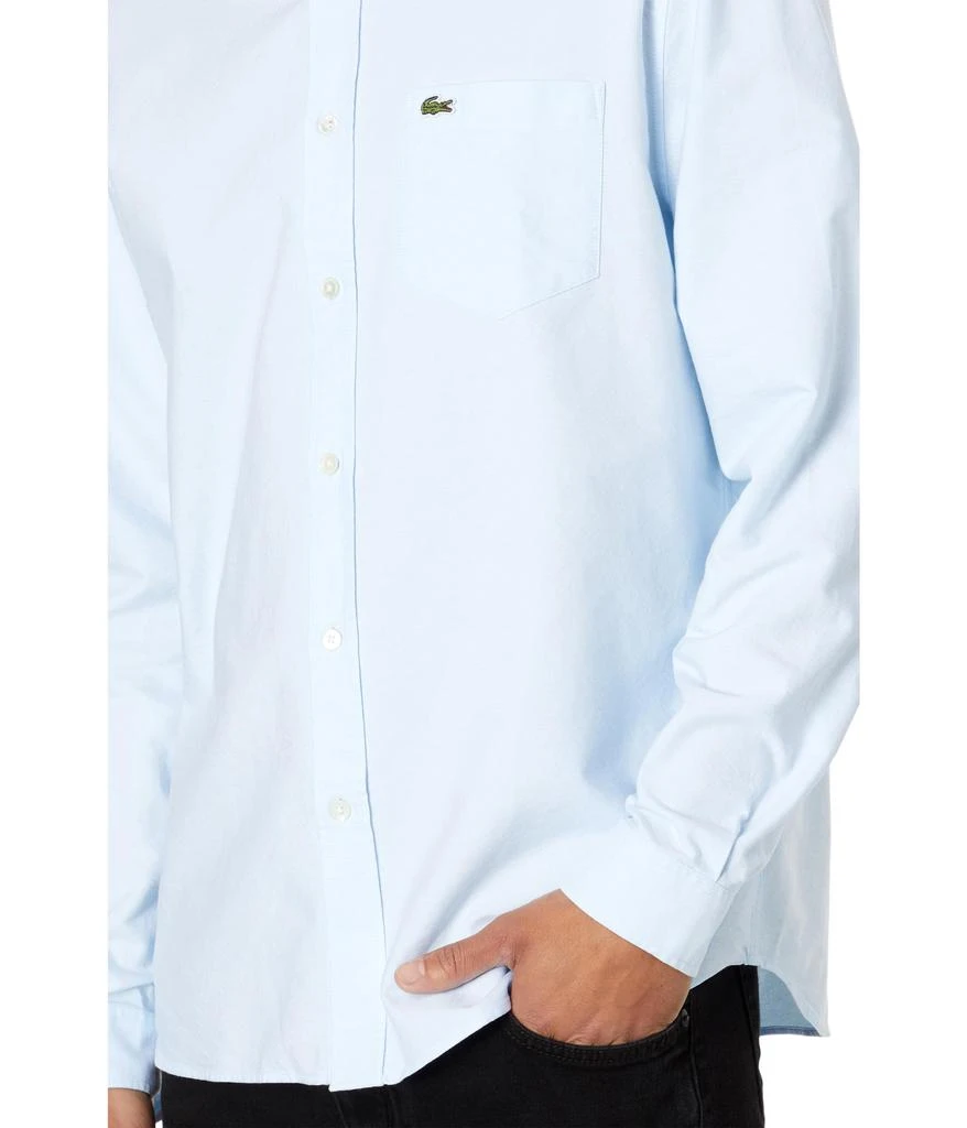 商品Lacoste|Long Sleeve Regular Fit Oxford Button-Down Shirt,价格¥537,第3张图片详细描述