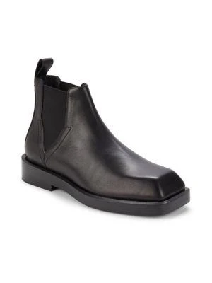 商品Versace|Square Toe Leather Chelsea Boots,价格¥4046,第2张图片详细描述