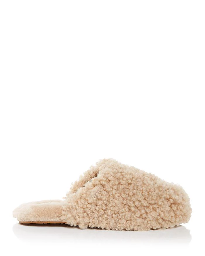 商品UGG|Women's Maxi Curly Shearling Slippers,价格¥579,第4张图片详细描述