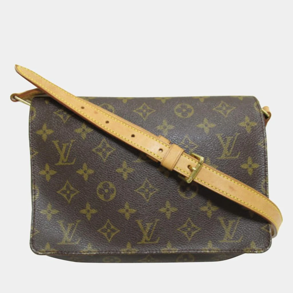 商品[二手商品] Louis Vuitton|Louis Vuitton Brown Canvas Monogram Musette Tango Short Strap  Shoulder Bag,价格¥7396,第1张图片