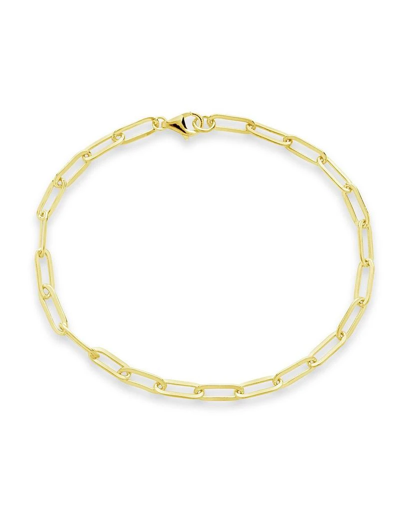 商品Sterling Forever|Sterling Silver Small Link Bracelet,价格¥236,第1张图片