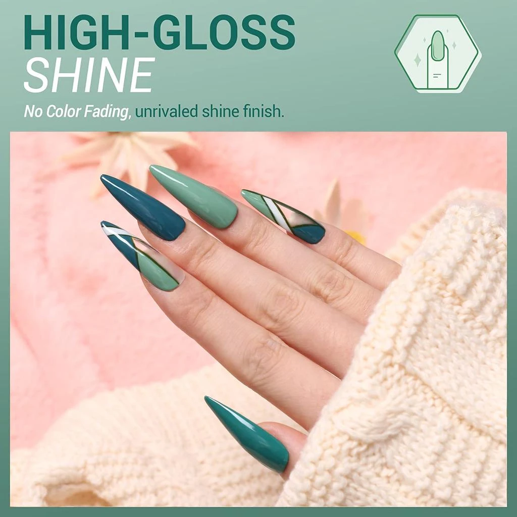 6 Shades Gel Nail Polish Set Collection 商品