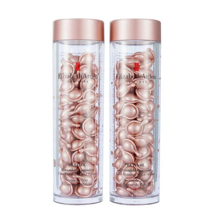 商品Elizabeth Arden|Elizabeth Arden 时空焕活夜间多效胶囊精华2件装 2x90caps,价格¥1728,第2张图片详细描述