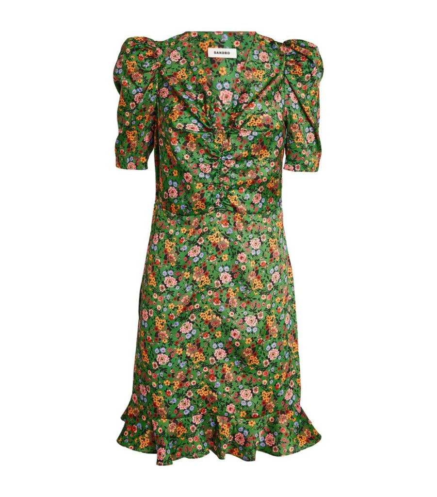 商品Sandro|Mini Floral Dress,价格¥1445,第1张图片