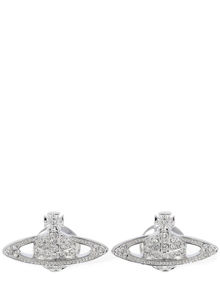 商品Vivienne Westwood|Mini Bas Relief Crystal Cufflinks,价格¥1125,第1张图片