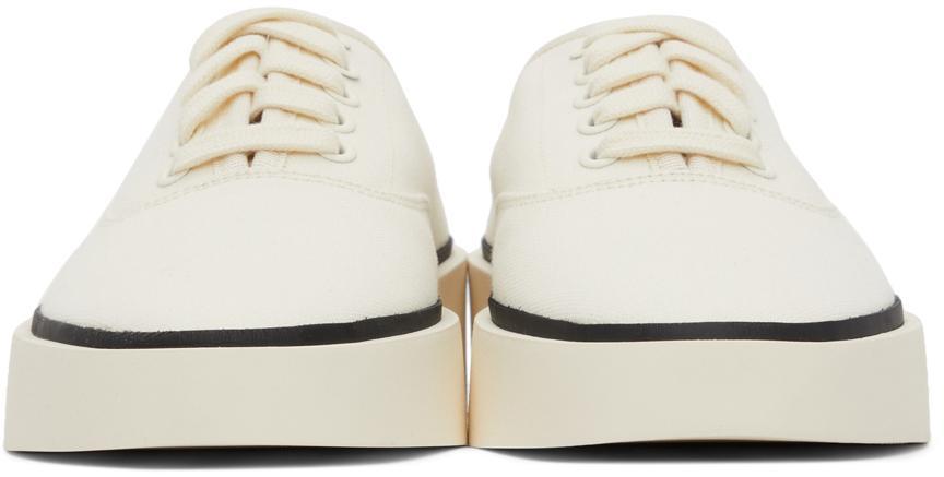 商品Fear of god|Off-White Canvas 101 Backless Sneakers,价格¥3440,第4张图片详细描述