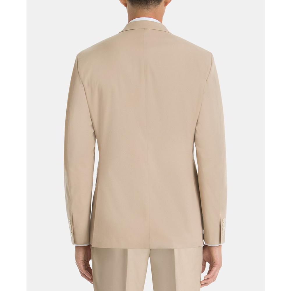 Men's UltraFlex Classic-Fit Cotton Tan Sport Coat商品第2张图片规格展示