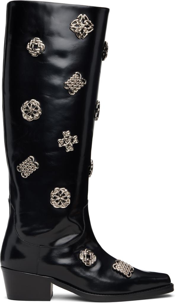 Botas altas negras Polido image 2