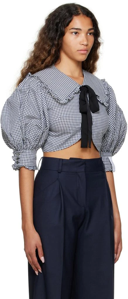 商品Rokh|Black Gingham Blouse,价格¥1244,第2张图片详细描述