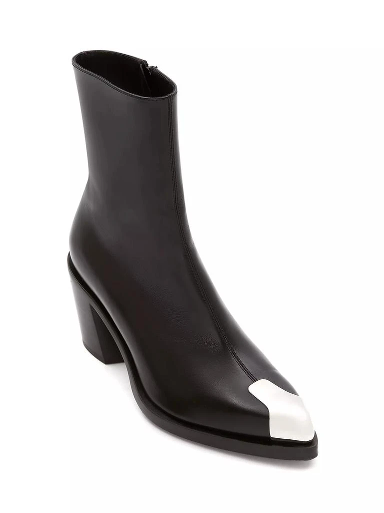 商品Alexander McQueen|Leather Ankle Boots,价格¥3567,第2张图片详细描述