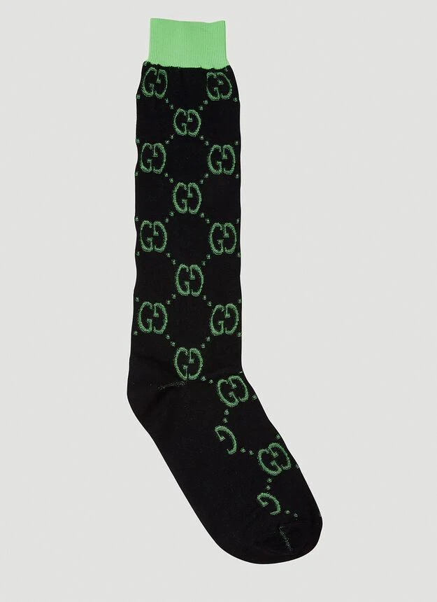 商品Gucci|GG Techno Socks in Black,价格¥1823,第2张图片详细描述