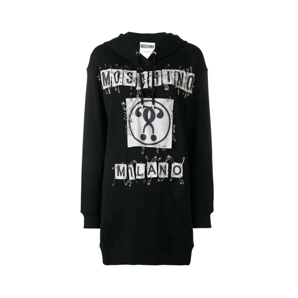 商品Moschino|MOSCHINO 黑色女士连衣裙 A0439-5527-1555,价格¥1873,第1张图片