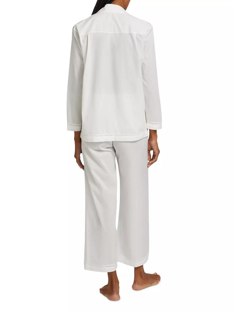 商品Pour Les Femmes|Egyptian Cotton Long-Sleeve Pajamas,价格¥1872,第5张图片详细描述