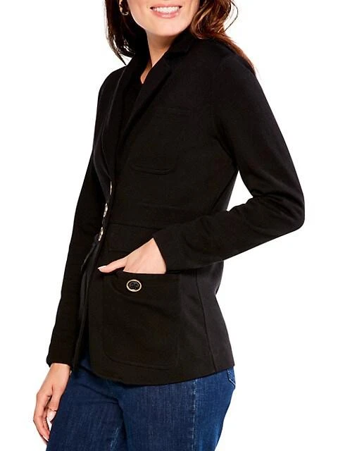 商品NIC+ZOE|Editor Rib-Knit Blazer,价格¥1395,第3张图片详细描述