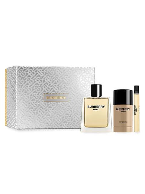 商品Burberry|Burberry Men’s 3-Piece Hero Eau De Toilette Set,价格¥927,第1张图片