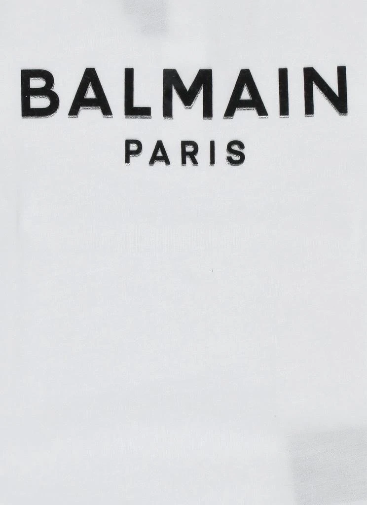 商品Balmain|Balmain Kids Logo Printed Crewneck T-Shirt,价格¥888,第3张图片详细描述