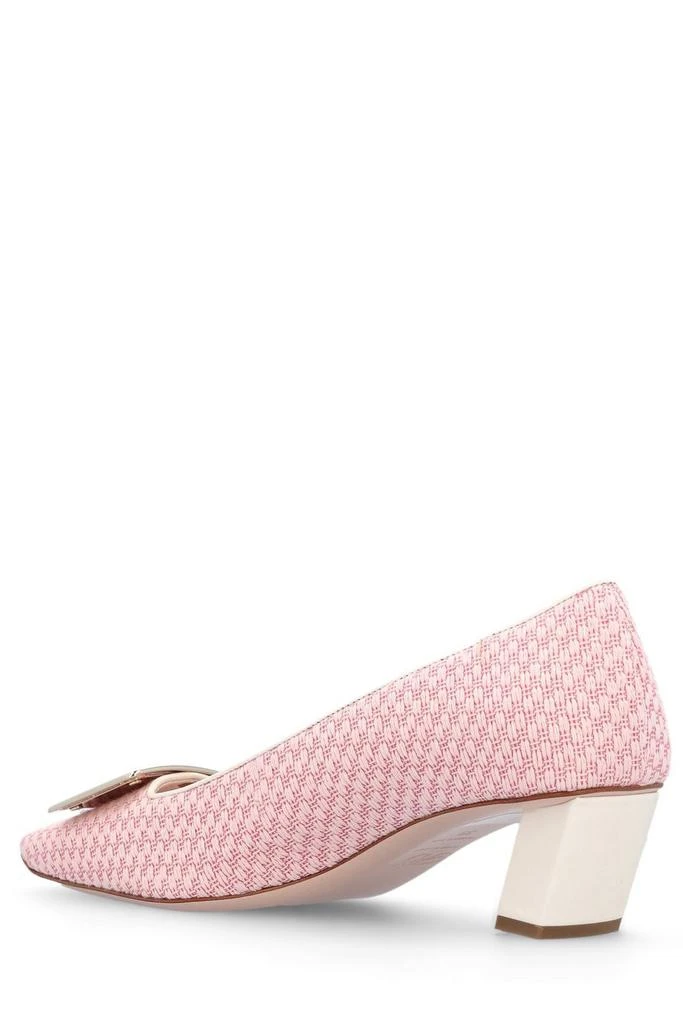 商品Roger Vivier|Roger Vivier Belle Vivier Buckle Piping Pumps,价格¥4131,第3张图片详细描述