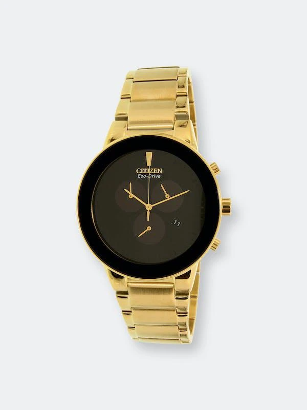 商品Citizen|Citizen Men's Eco-Drive AT2242-55E Gold Stainless-Steel Plated Fashion Watch ONE SIZE,价格¥2397,第1张图片