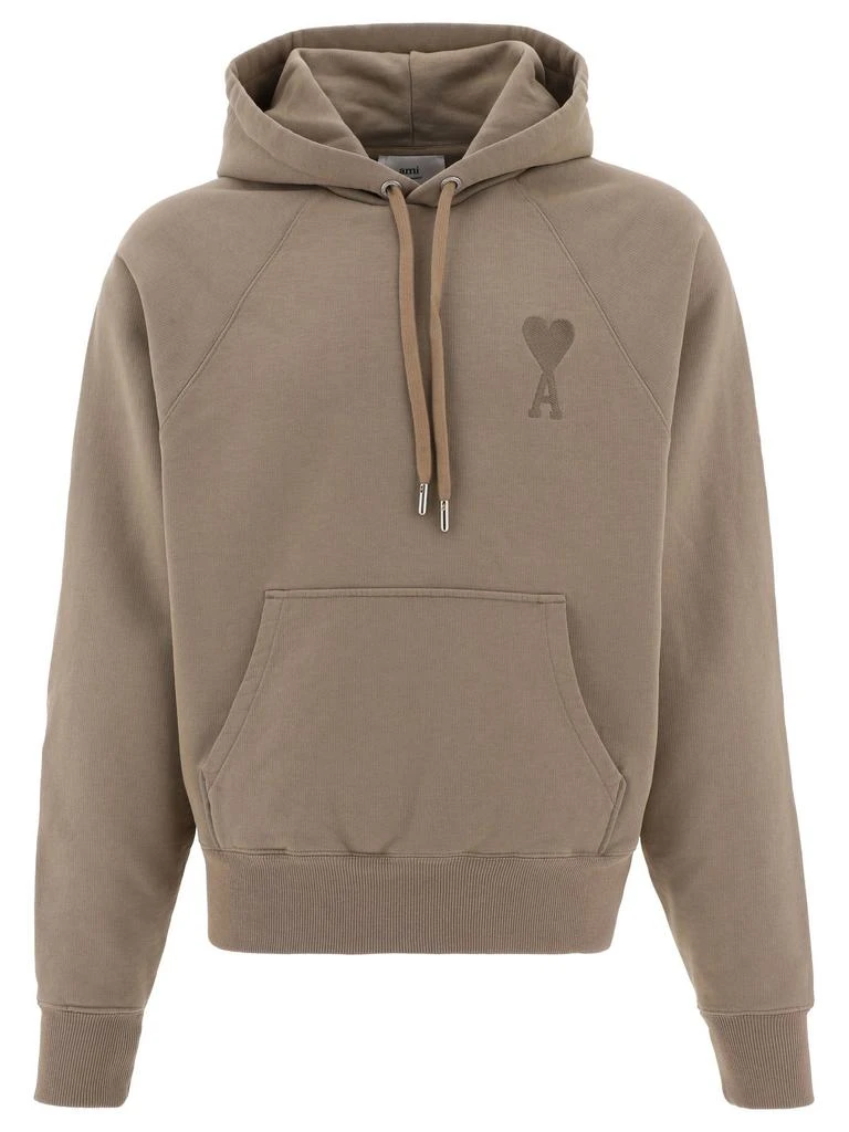 商品AMI|Ami Alexandre Mattiussi Mens Beige Other Materials Sweatshirt,价格¥3273,第1张图片