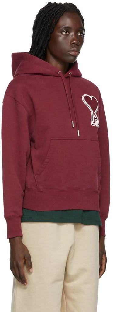 商品AMI|SSENSE Exclusive Red Ami De Cœur Hoodie,价格¥1199,第2张图片详细描述