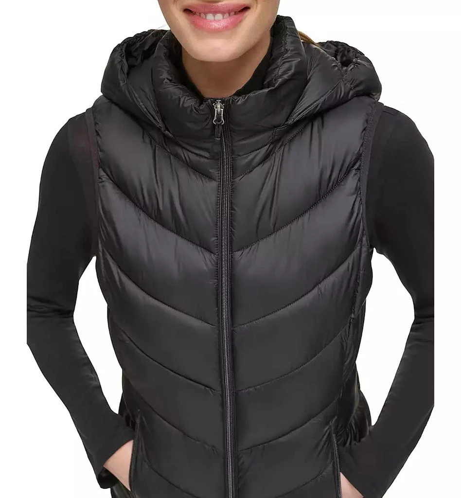 Women's Packable Hooded Puffer Vest, Created for Macy's 商品