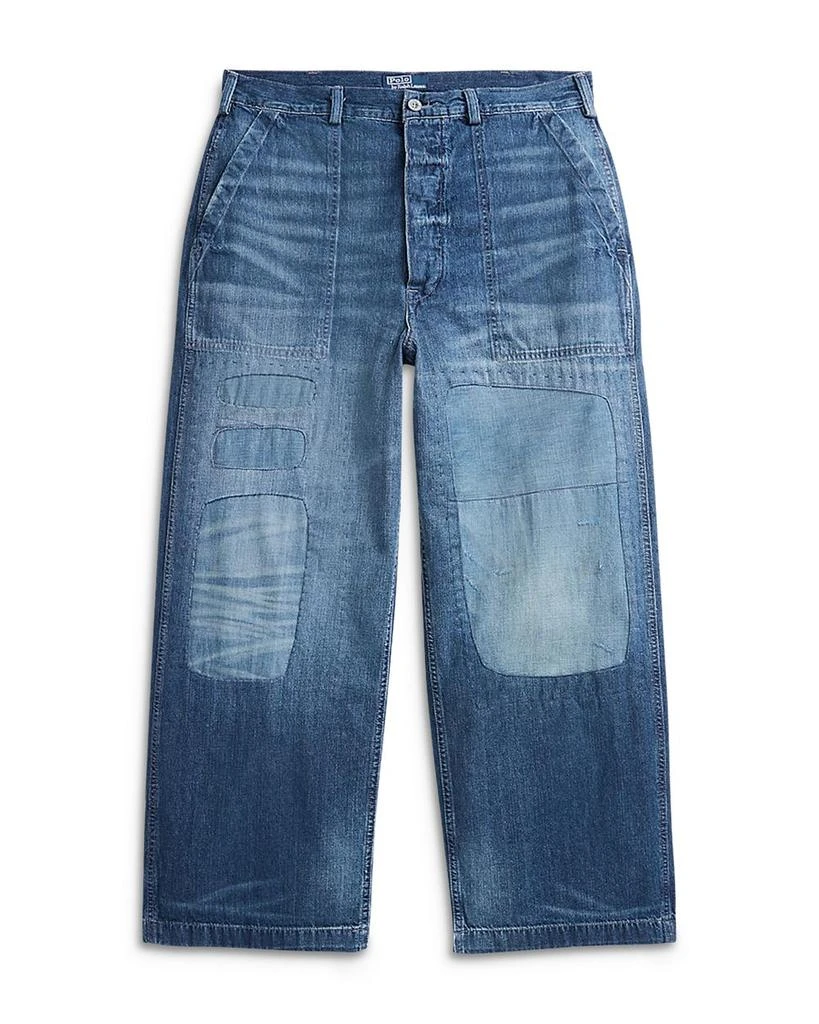 Polo Ralph Lauren Relaxed Fit Distressed Jeans in Blue 6