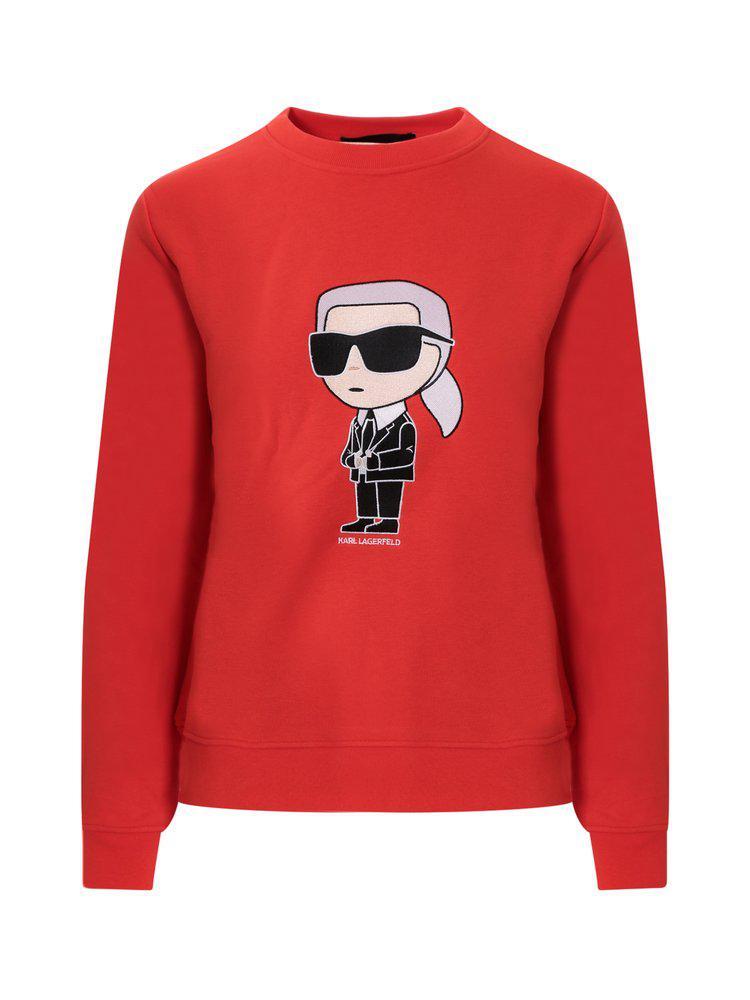 商品Karl Lagerfeld Paris|Karl Lagerfeld Ikonik 2.0 Crewneck Sweatshirt,价格¥1295,第1张图片