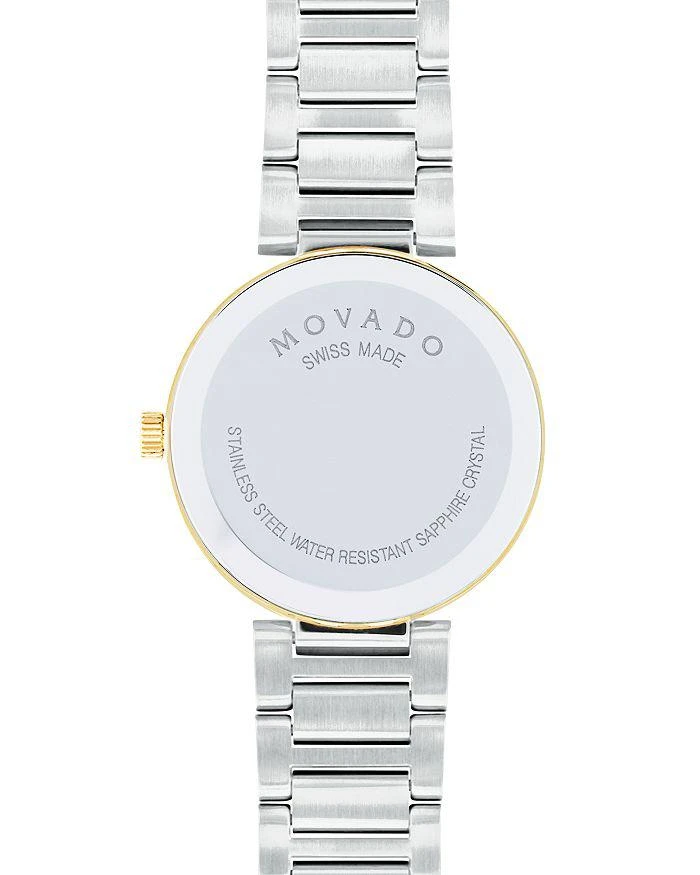 商品Movado|Modern Classic Diamond Two-Tone Watch, 28mm,价格¥4697,第4张图片详细描述