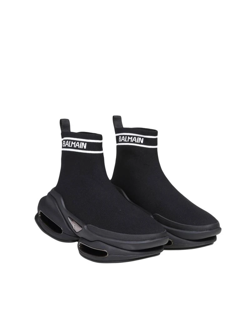 商品Balmain|Balmain Sneakers B Bold Black Fabric Socks,价格¥7070,第2张图片详细描述