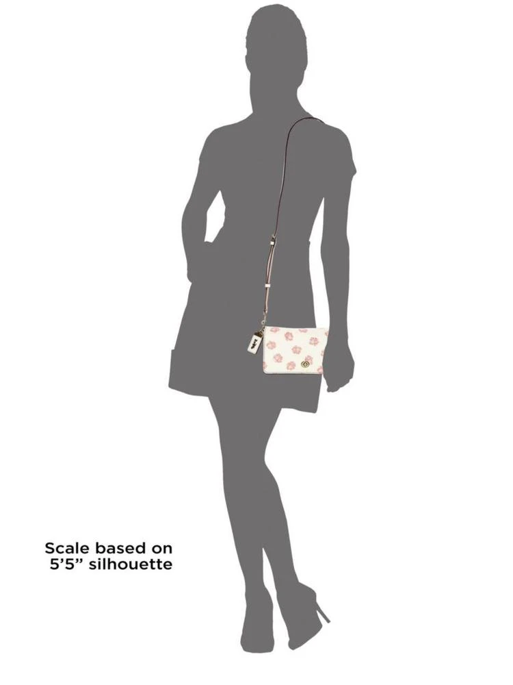 商品Coach|Coach - Rose Print Dinky Glitter Shoulder Bag,价格¥1845,第3张图片详细描述