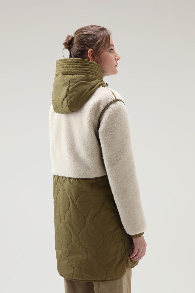 商品Woolrich|Alba Parka in Crinkle Nylon and Sherpa,价格¥3377,第5张图片详细描述