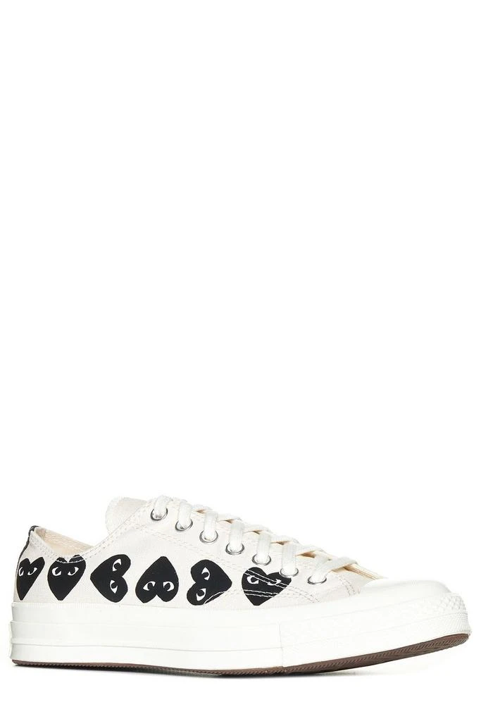 商品Comme des Garcons|Comme des Garçons Play X Converse Heart Logo Printed Low-Top Sneakers,价格¥658,第2张图片详细描述