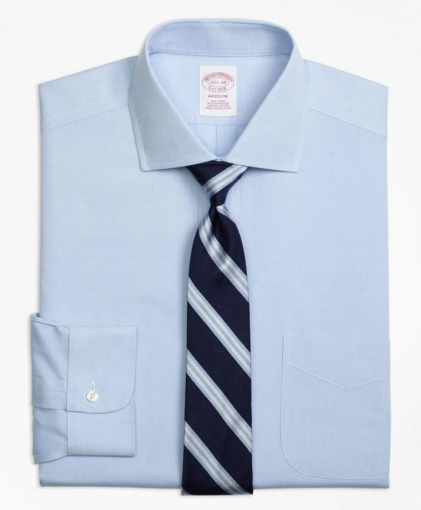 商品Brooks Brothers|Madison Relaxed-Fit Dress Shirt, Non-Iron Spread Collar,价格¥319,第1张图片