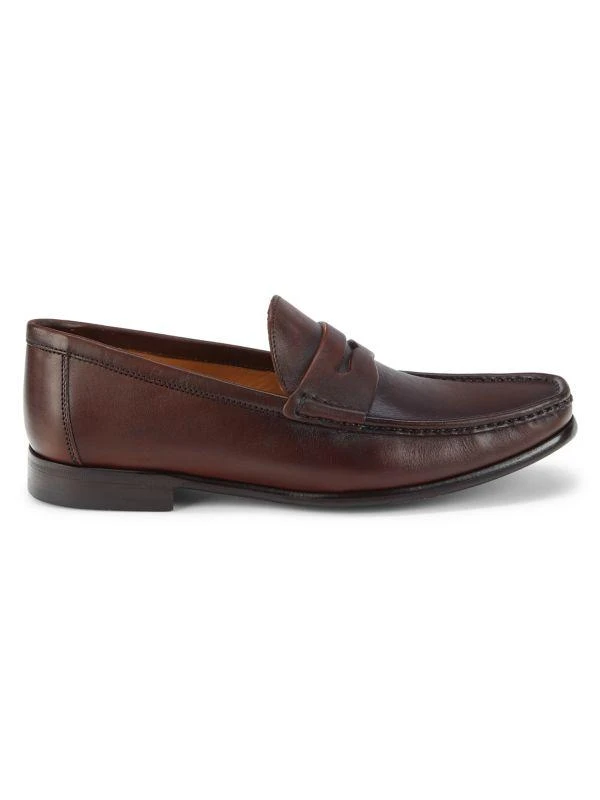 商品Massimo Matteo|Leather Penny Loafers,价格¥750,第1张图片