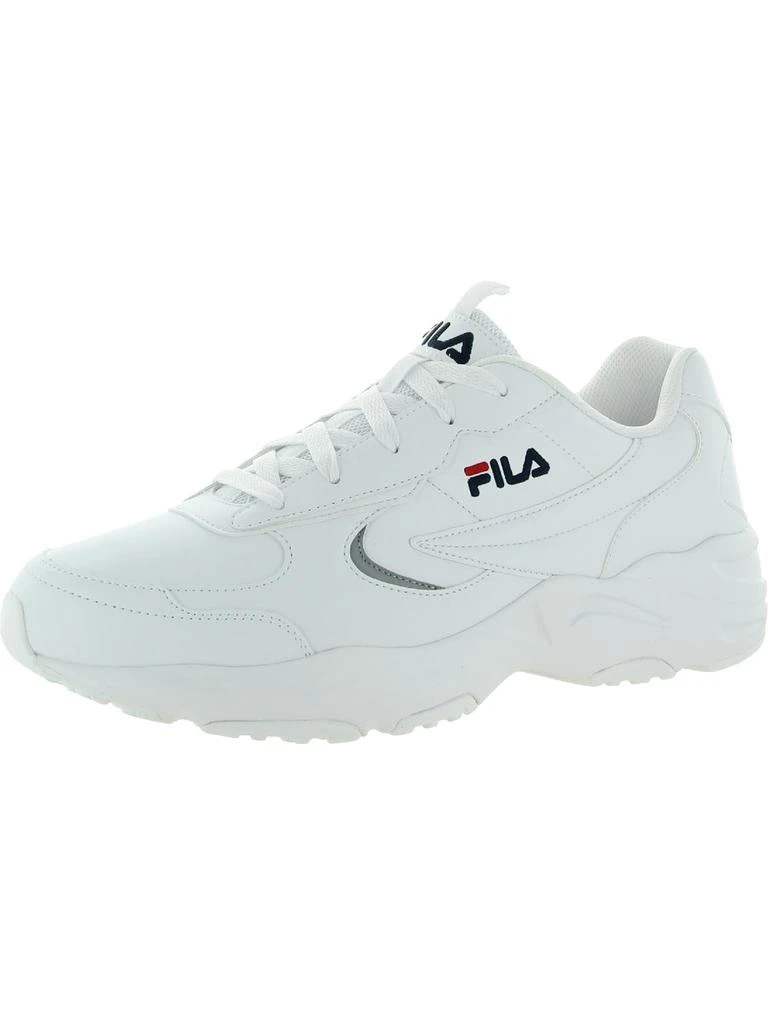 商品Fila|Mastermind Womens Faux Leather Fitness Running Shoes,价格¥347,第1张图片