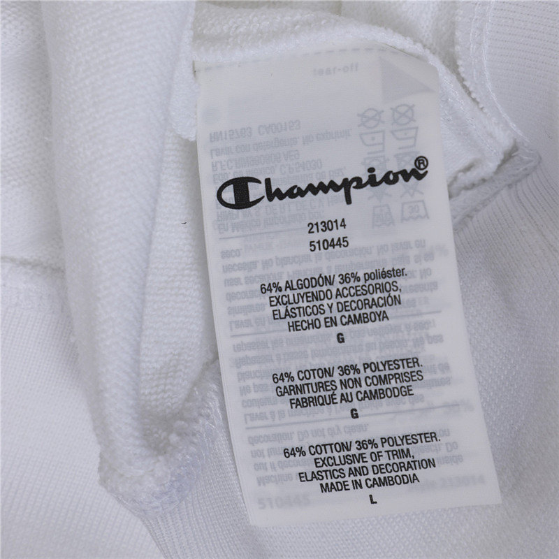 Champion 男士白色卫衣 213014-WW001商品第2张图片规格展示