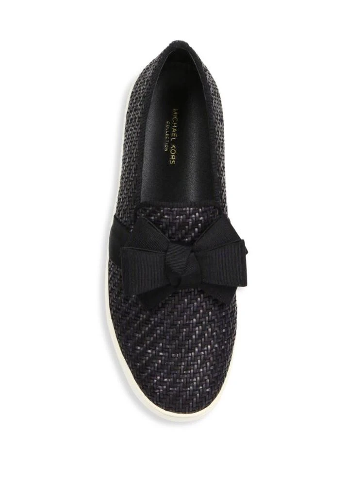 商品Michael Kors|Val Woven Bow Skate Sneakers,价格¥886,第4张图片详细描述