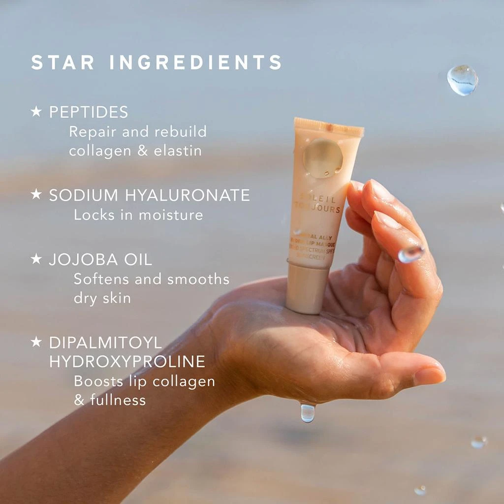 商品SOLEIL TOUJOURS|Mineral Ally Hydra Lip Masque SPF 15,价格¥211,第3张图片详细描述