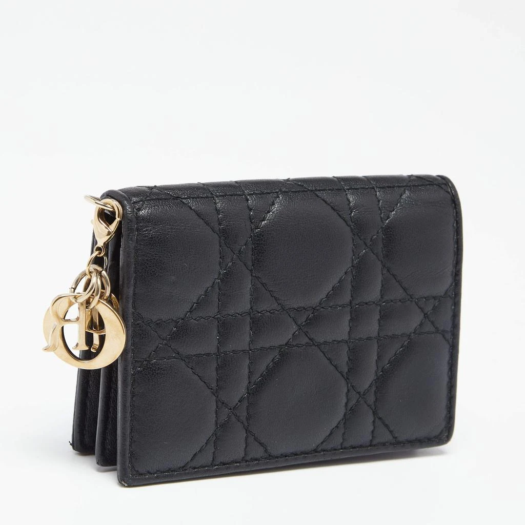 商品[二手商品] Dior|Dior Black Cannage Leather Mini Lady Dior Card Case,价格¥1503,第4张图片详细描述