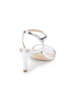 商品Stuart Weitzman|Dancer Metallic Leather Sandals,价格¥1200,第3张图片详细描述