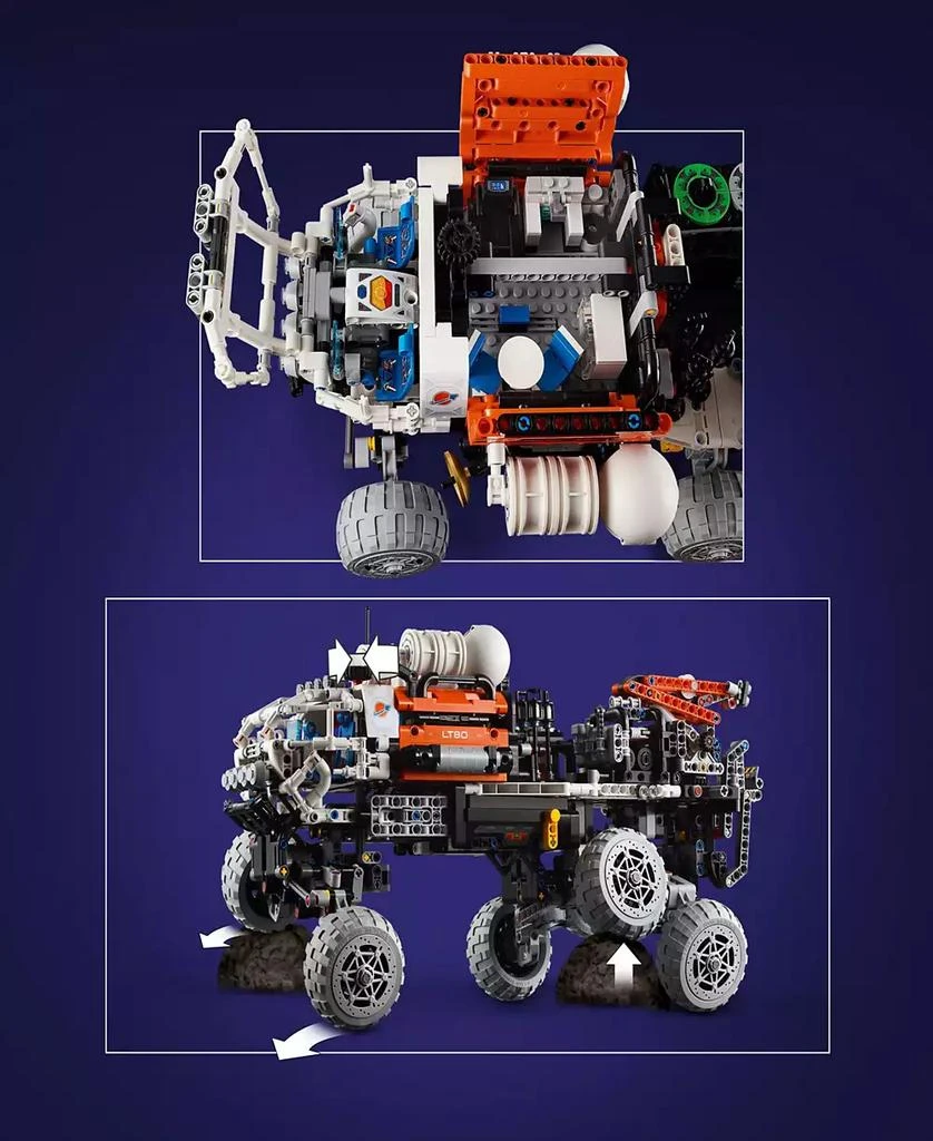 商品LEGO|LEGO Technic Mars Crew Exploration Rover Advanced Building Kit 42180, 1599 Pieces,价格¥898,第4张图片详细描述