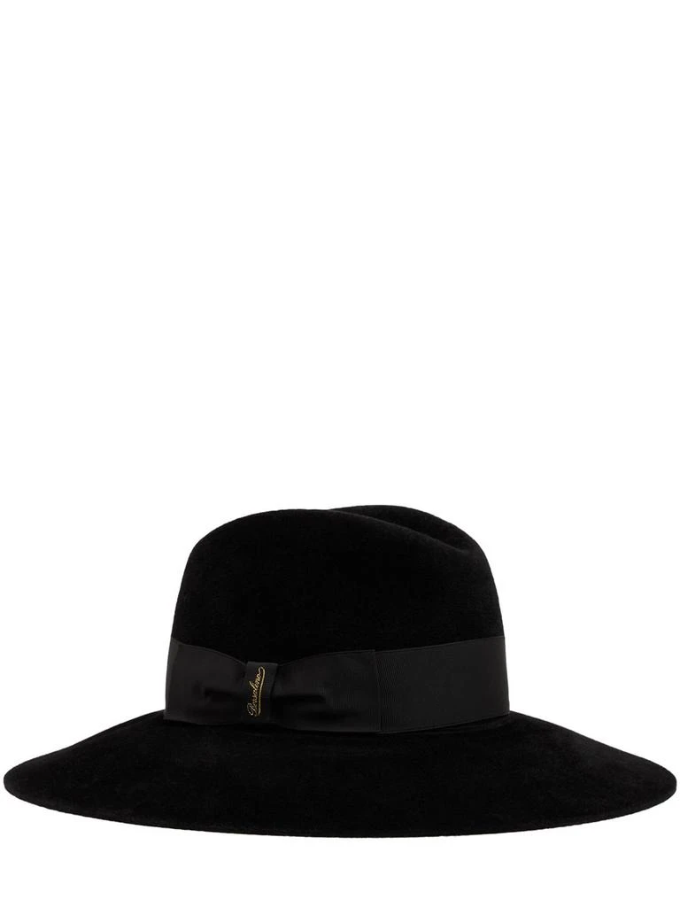 商品BORSALINO|Sophie Velvet Brimmed Hat,价格¥2718,第2张图片详细描述